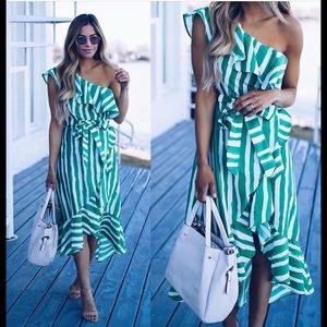 One Shoulder Vici Collection Dress